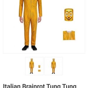 Kids Wooden Log Costume